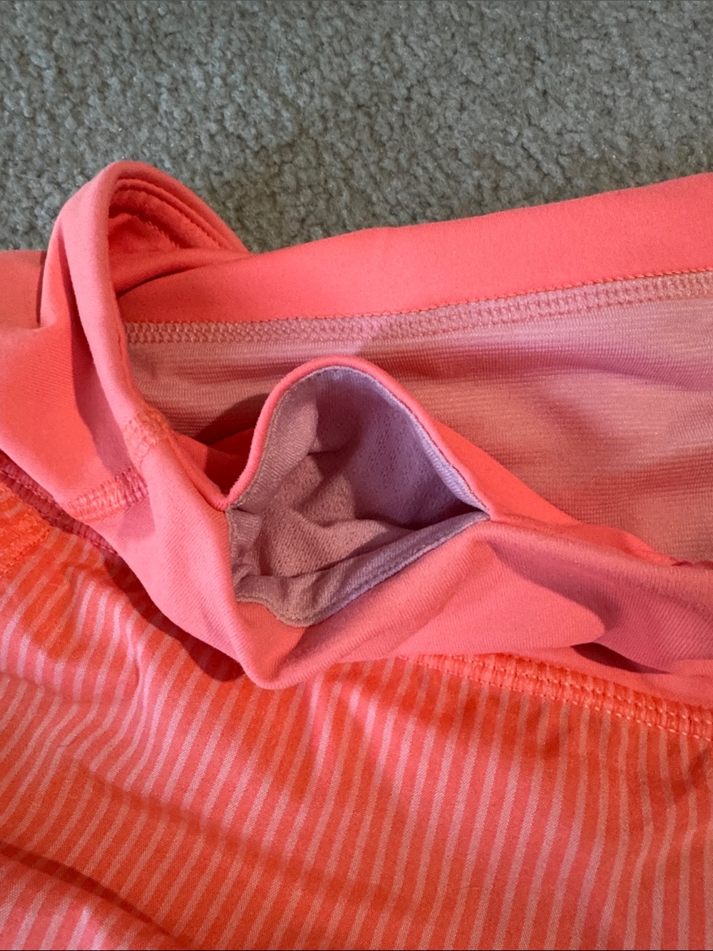 lululemon athletica Neon Coral Athletic Shorts - Picture 4 of 9